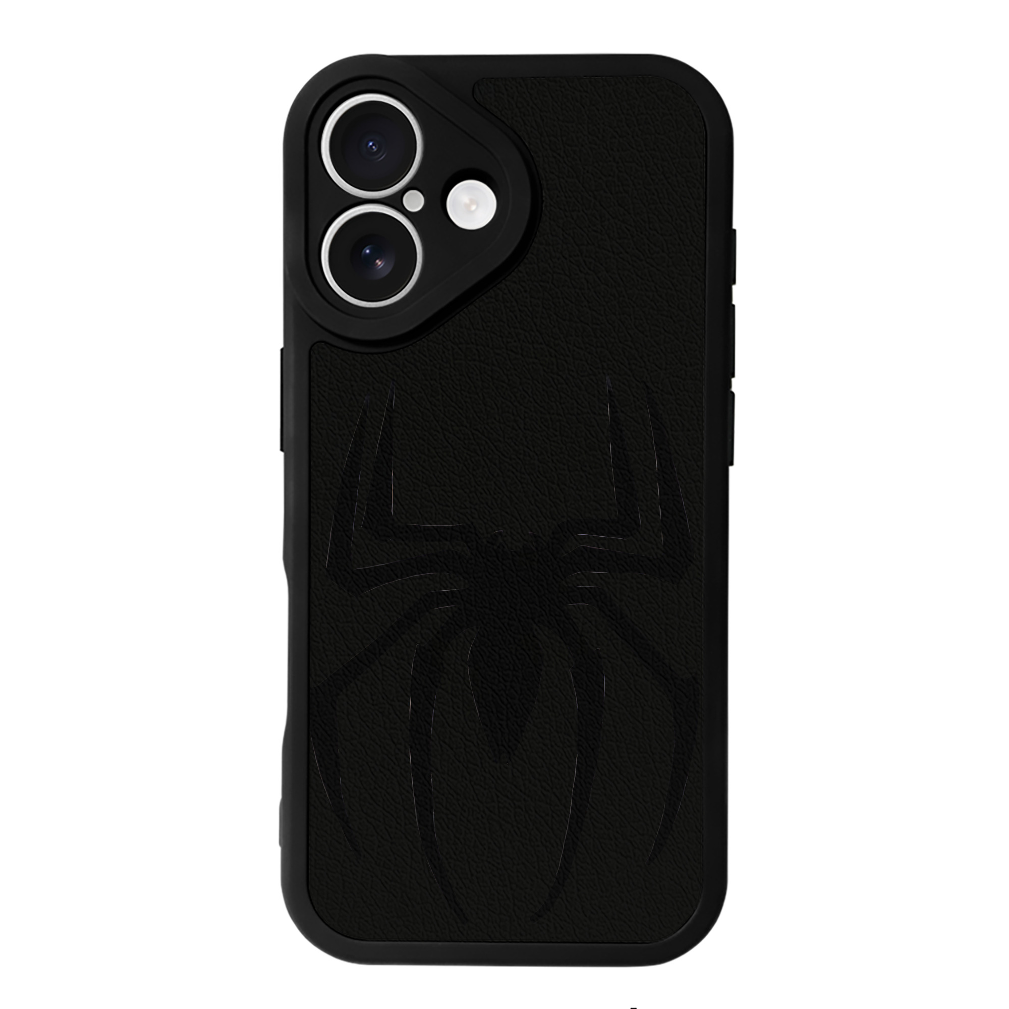 （画像用） Spider Man スパイダーマン 【iPhone 16シリーズ対応】シリコンスマホケース（レザー調） 材質：シリコン